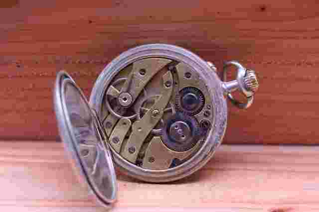 UNION HORLOGERE 6j MEN'S POCKET WATCH 49.2mm RUNS (IU)