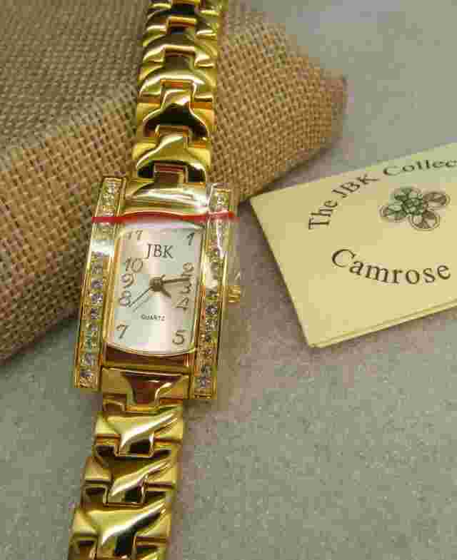 CAMROSE & KROSS JBK JACQUELINE KENNEDY SEKIO CRYSTAL QUARTZ WATCH Nib