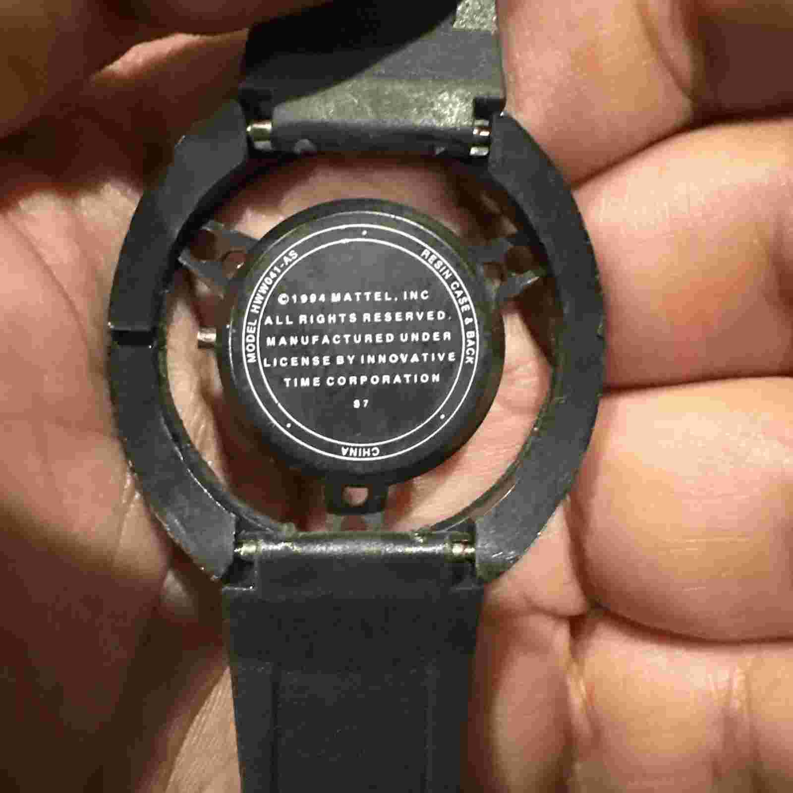 Vintage Hot Wheels Digital Watch 1994 Steering Wheel Need Battery As Is
