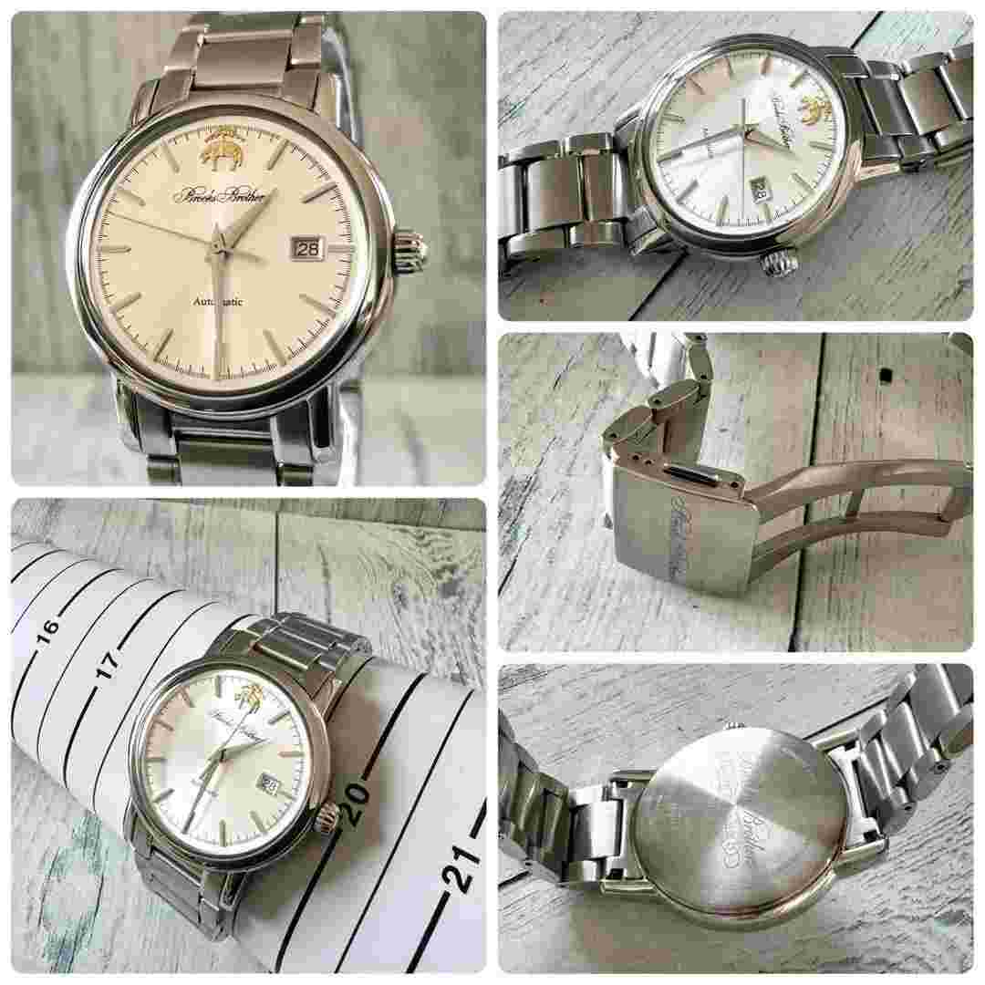 Brooks Brothers Men's Used Watch Automatic Silver Date