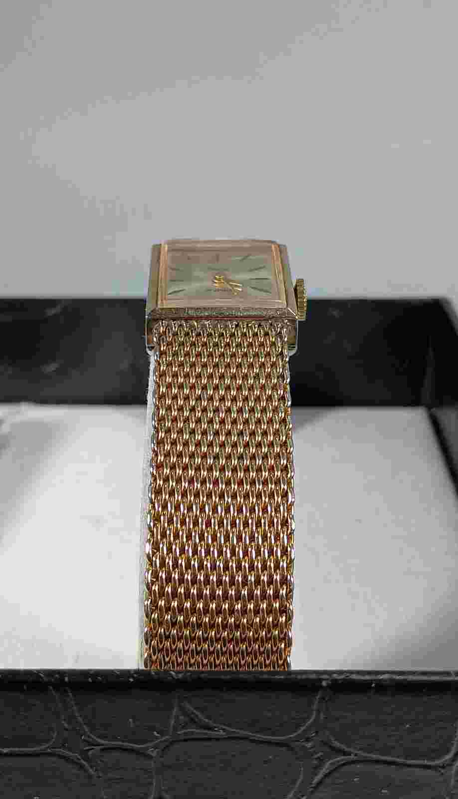 Vintage Pedre 17 Jewels 10k GF Bracelet & 10k. RGP. Bezel Manual Watch 1950's