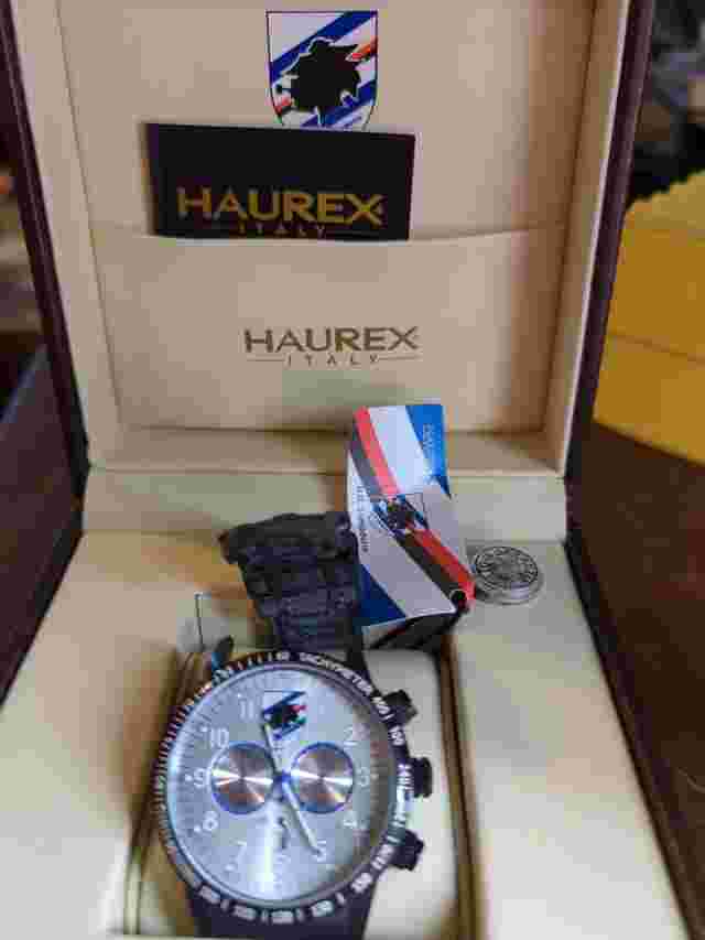Haurex Italy Men's US300US1 Red Arrow U.C. Sampdoria Chronograph Tachymeter
