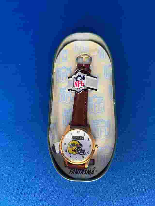 Fantasma Green Bay Packers NFL Special Edition Watch With Tin Case