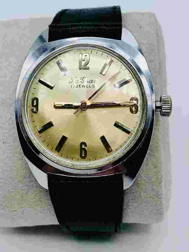 Beautiful Vintage Le Gran Mechanical Manual Wind Men’s Watch