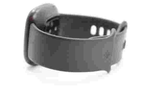 Fit Bit All Black Resin Strap Digital Watch New Battery