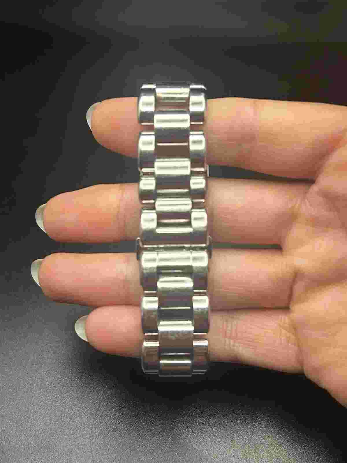 MAUBOUSSIN Mini Carre Lady's Stainless Steel Diamond Mother Of Pearl Wrist Watch