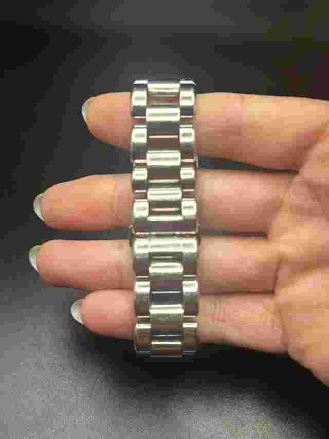 MAUBOUSSIN Mini Carre Lady's Stainless Steel Diamond Mother Of Pearl Wrist Watch