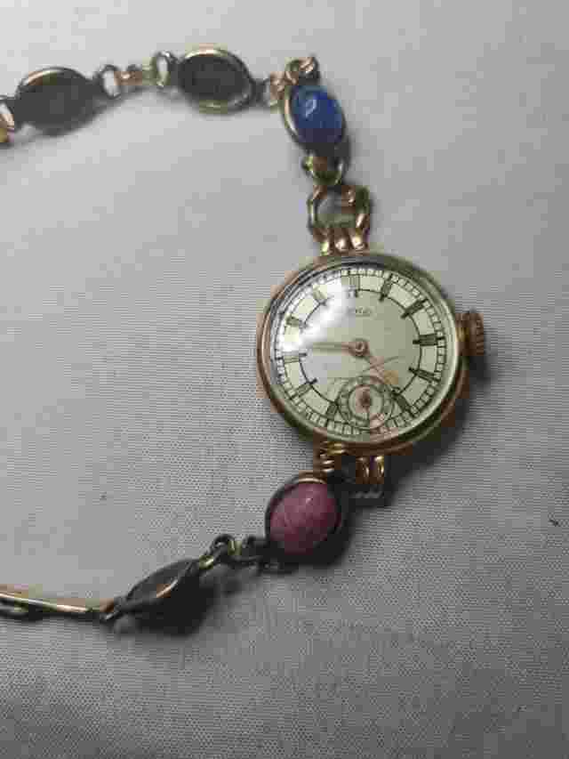 wadsworth 14k gold filled womens watch concord movement 15 jewels