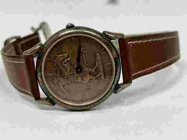 Vintage Franklin Mint The Fredric Remington Cowboy Watch