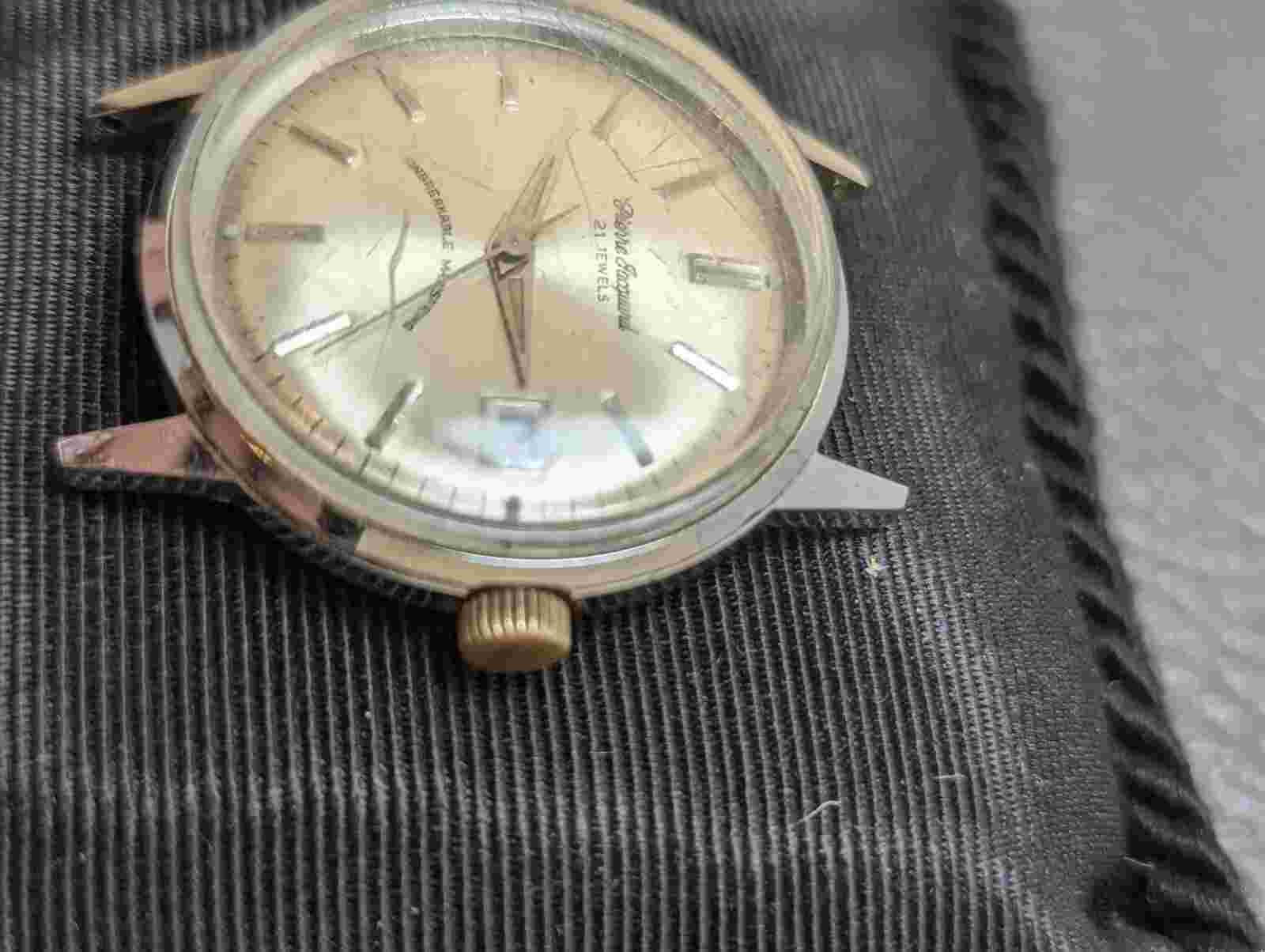 Vintage Pierre Jacquard Men's Watch Datejust 21 Jewel