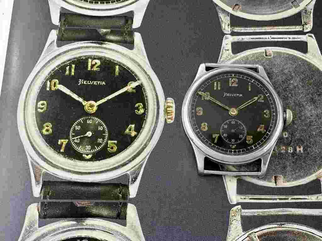 Helvetia D17135H Wehrmacht German Army WWII Vintage 1939-1945 Swiss Men Watch
