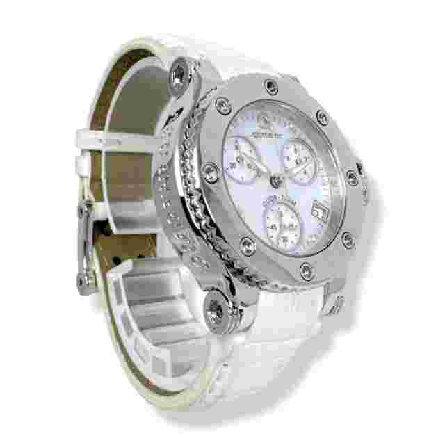 Aquanautic Princess Cuda Chrono Shell White Ladies Watch Used From Japan