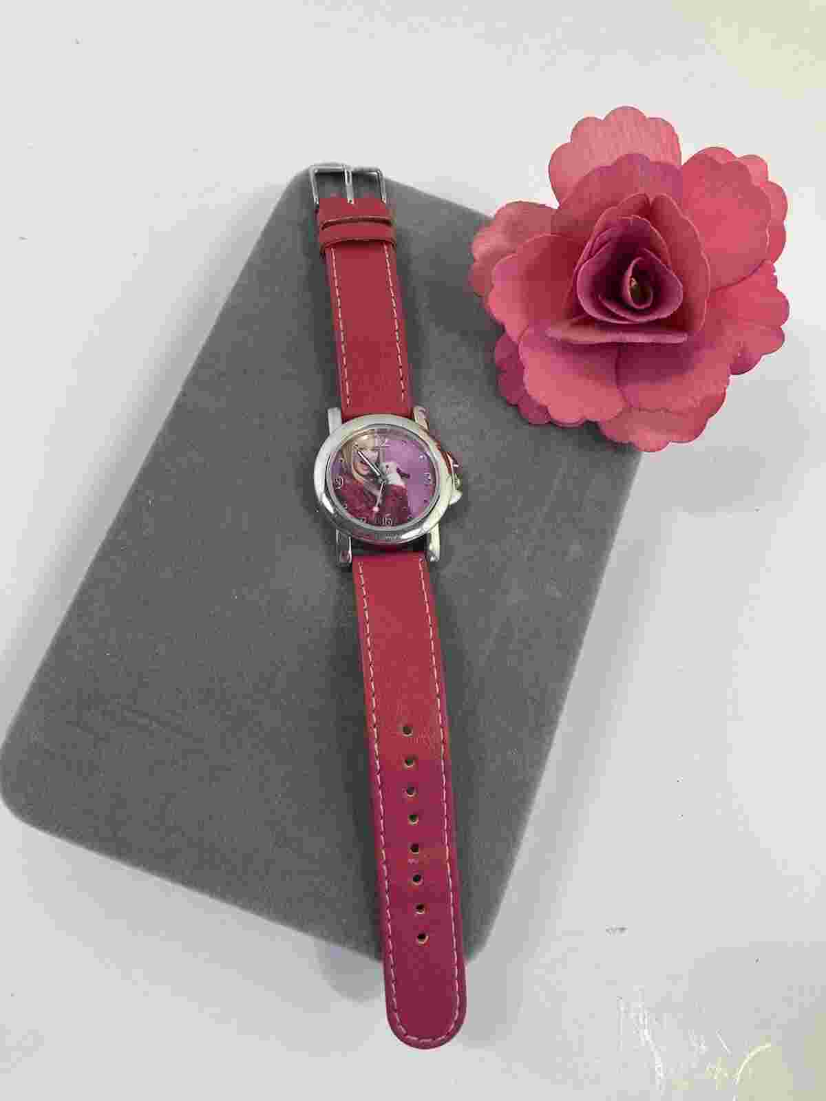 Vintage Hot Pink Leather Hannah Montana Women's Watch New Battery