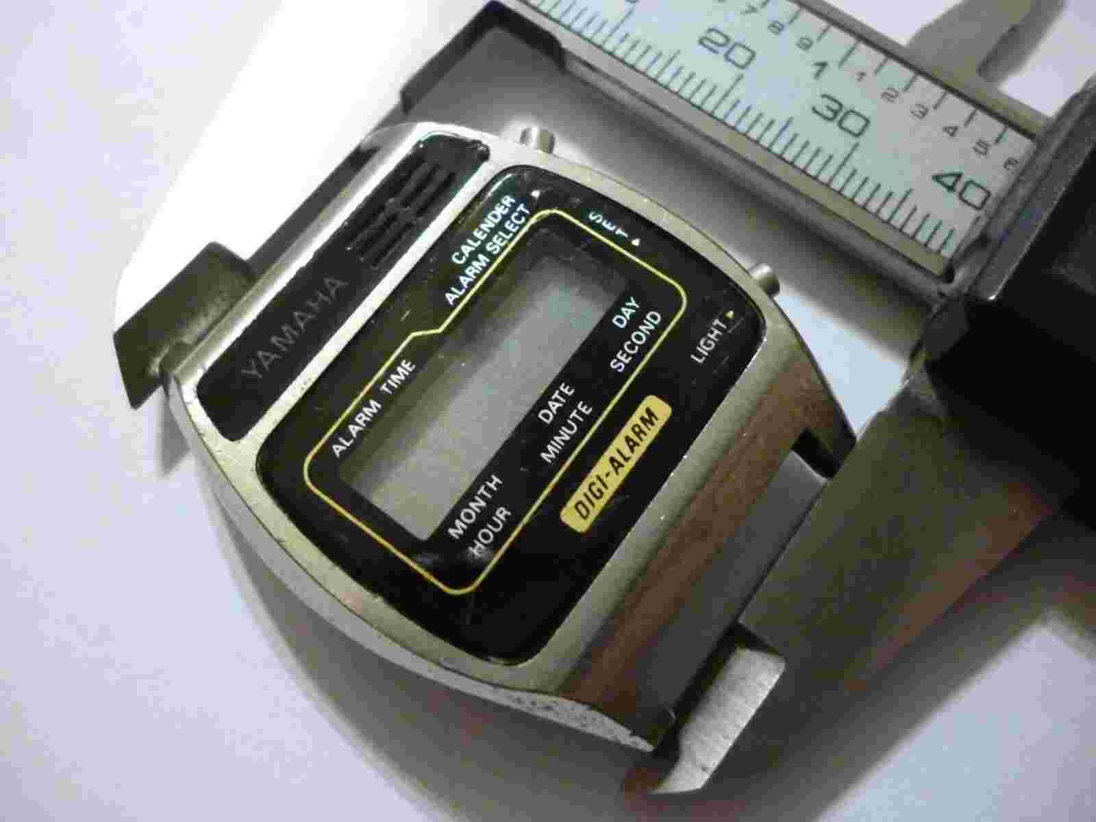 Yamaha Digi-Alarm men´s vintage quartz wristwatch Hong Kong as is condition