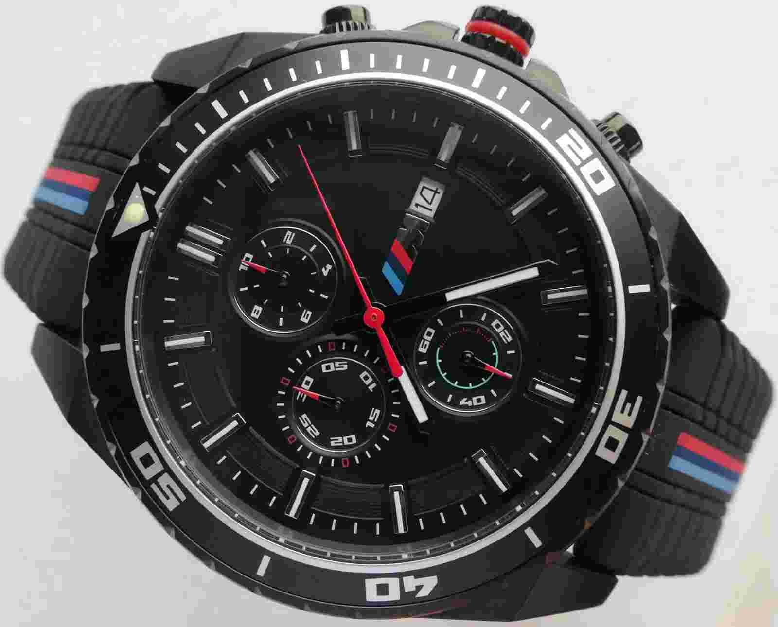 BMW Motorsport M1 M2 M4 M5 M6 M Power Racing GTR Car Accessory Chronograph Watch