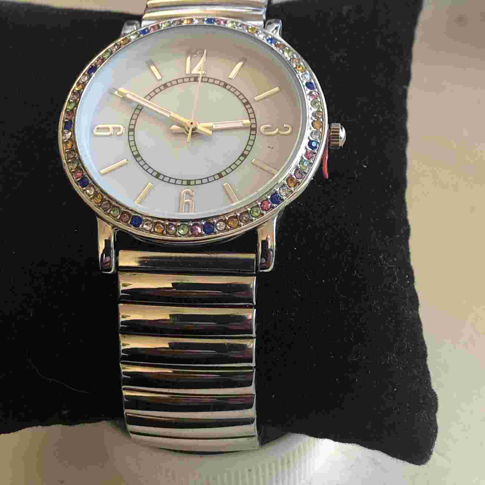 Rainbow Bezel Watch Brand New