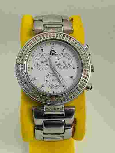 Techno Master 1.00CT Diamonds 39MM Watch TM-2104  Reg-Price $1800