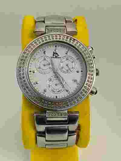Techno Master 1.00CT Diamonds 39MM Watch TM-2104  Reg-Price $1800