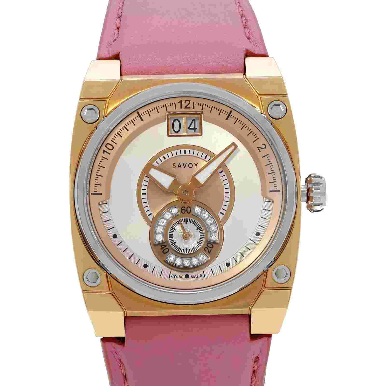 Savoy Iconic Petite Diamond Steel Silver Dial Ladies Quartz Watch C4101A.04B.L2