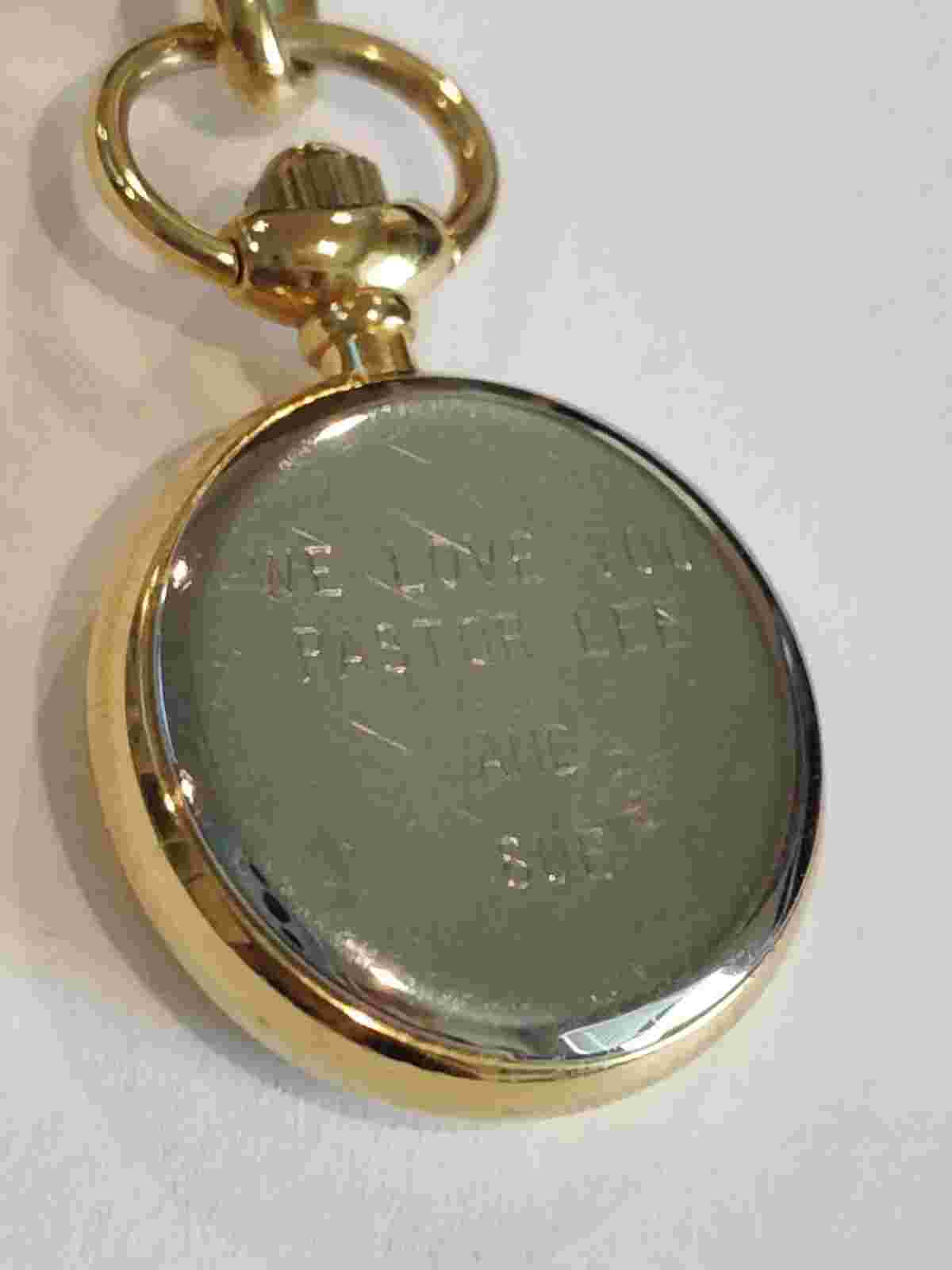 Colibri Pocket Quartz Watch Gold Tone Beautiful Vintage Untested  Customized