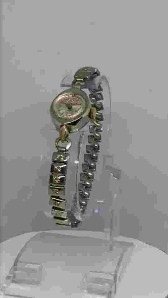 Vintage Welsbro Women's 17mm Manual Wind 17 Jewel Flex Band Watch
