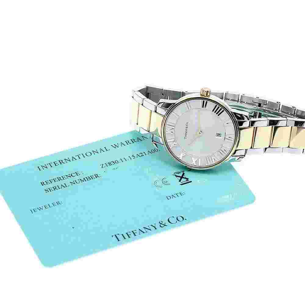 Z1830.11.15a21a00a Tiffany & Co.atlas Dome Silver Dial K18yg / SS Case Z183