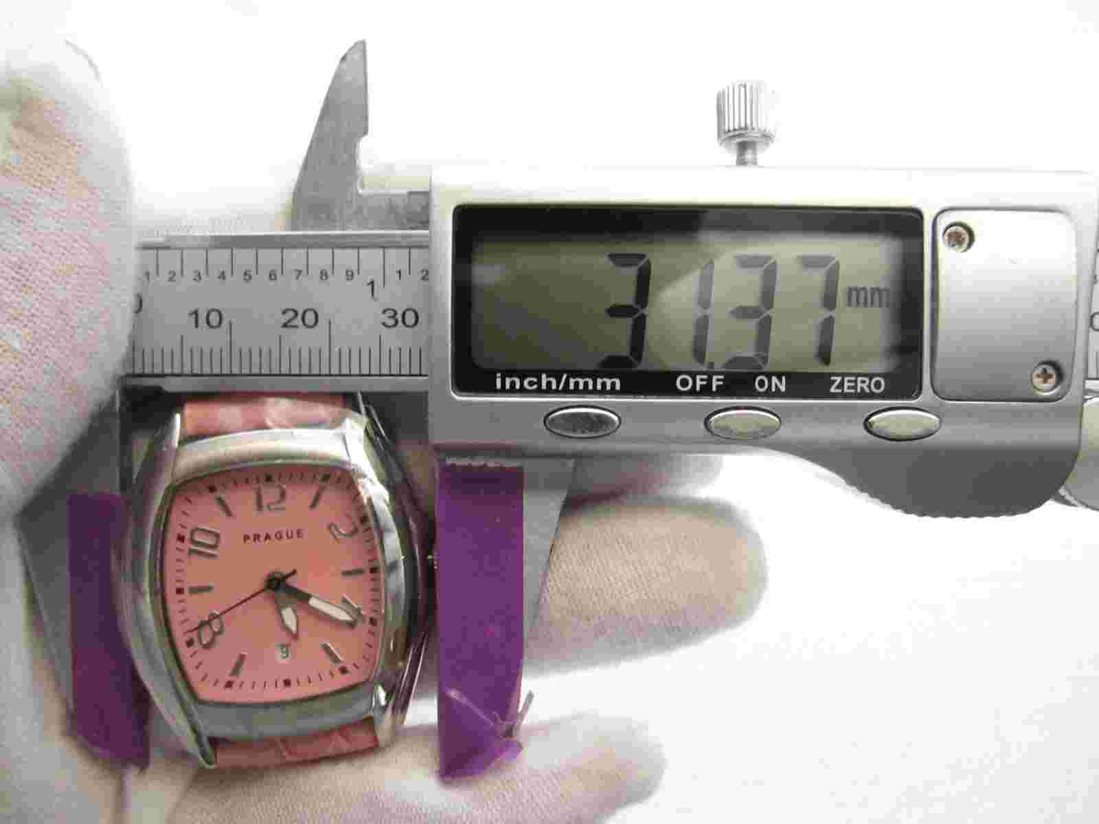 Women Prague Quartz WR Analog 50mm Dial Watch (G715) "New Battery"