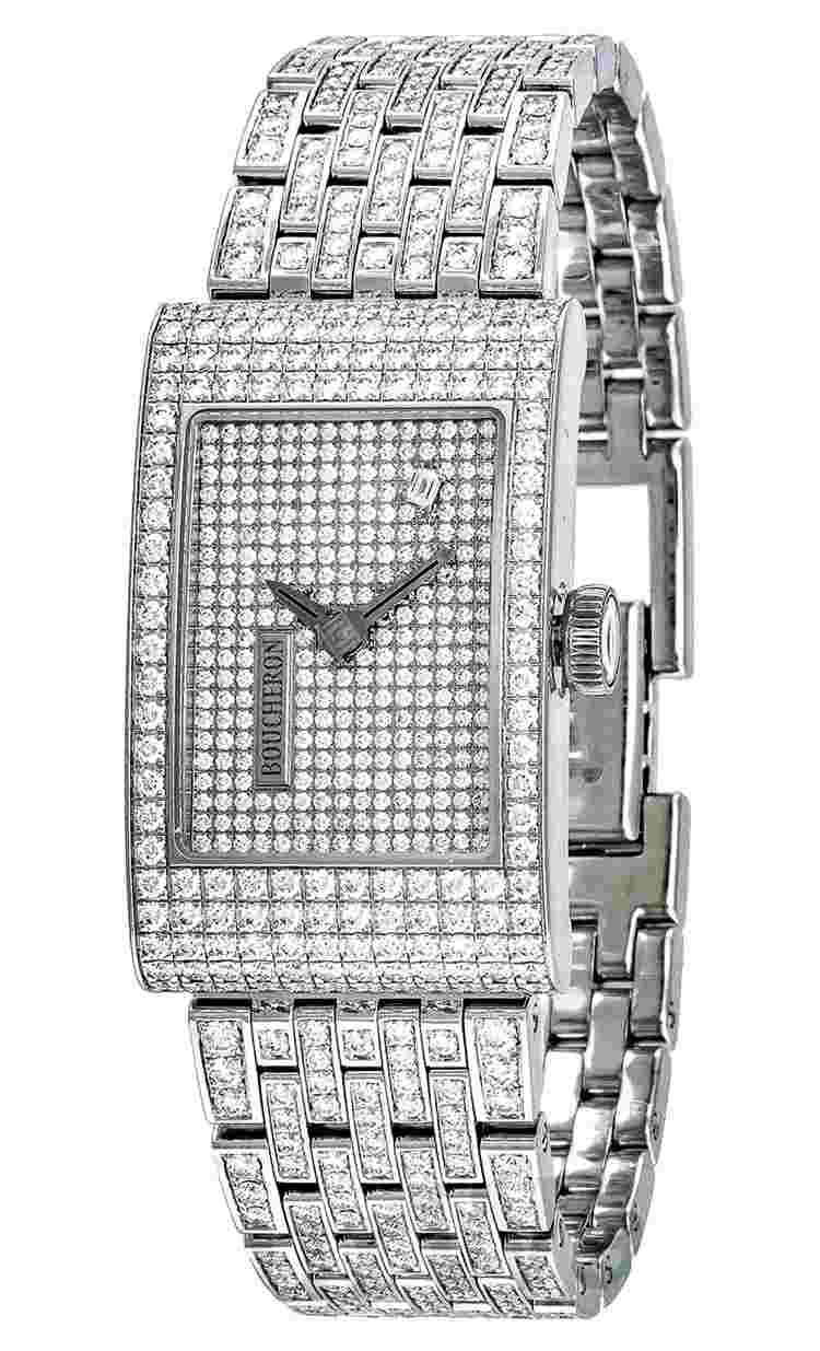 Boucheron Reflet 24x39mm WA009305 18K White Gold Women's Watch