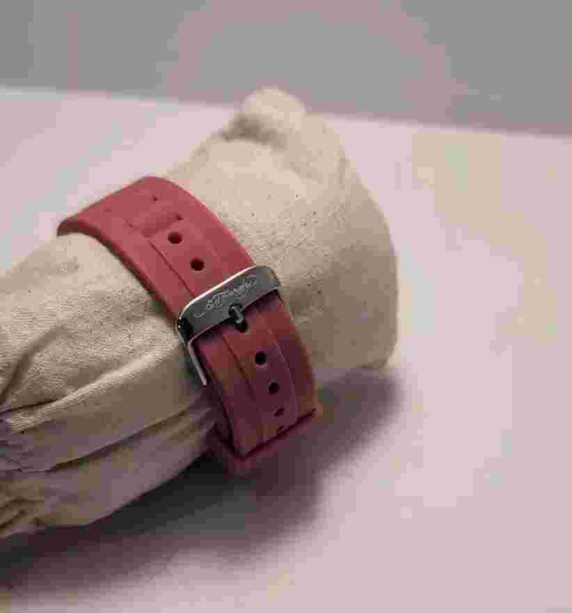 Pink Ed Hardy Watch Silicone Band