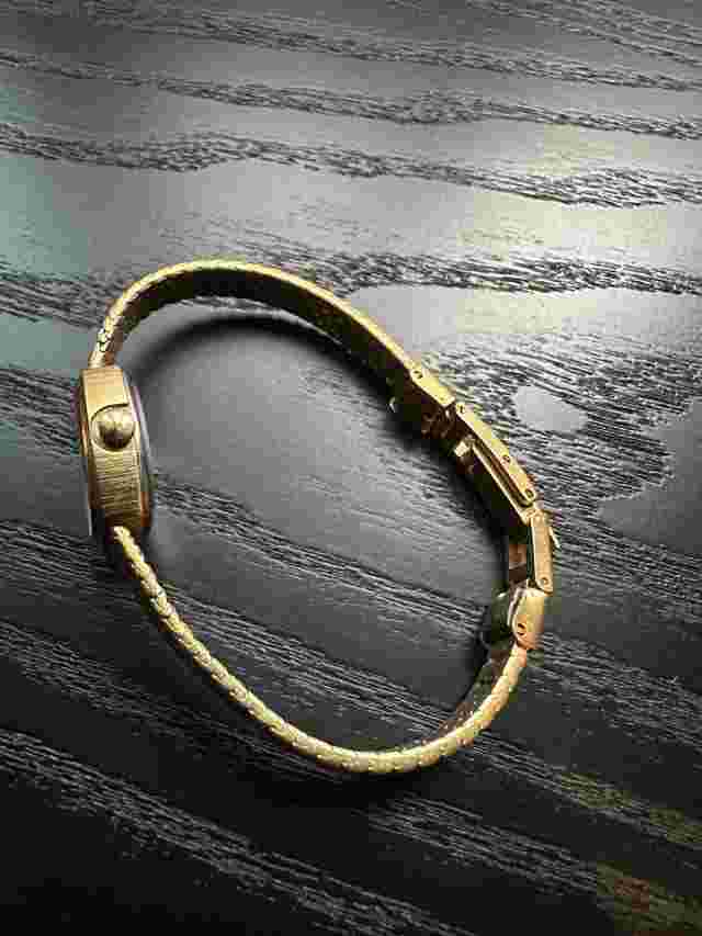 Jaz Paris Women's Ladies Quartz Watch Gold Tone White Dial