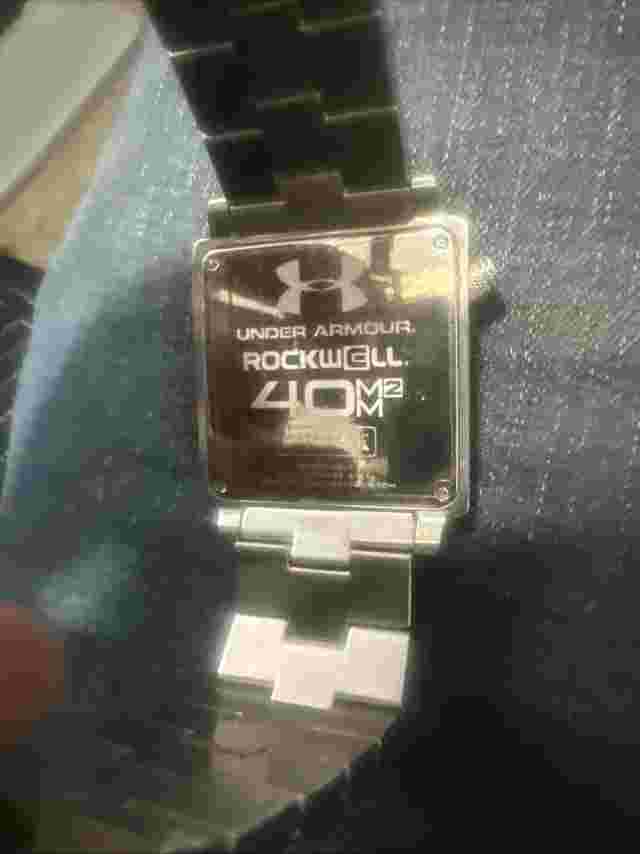 under armour rockwell watch 40 mm swiss movt stainless steel