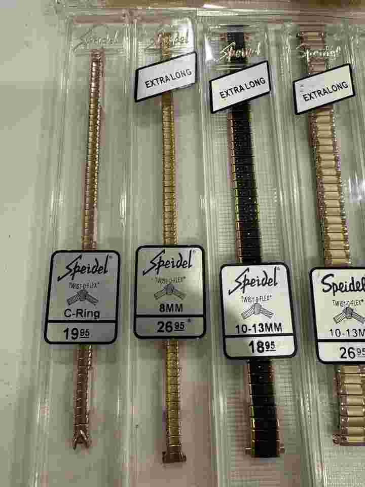 Speidel Women’s Watch Bands 8 Different Bands. Gold Looking