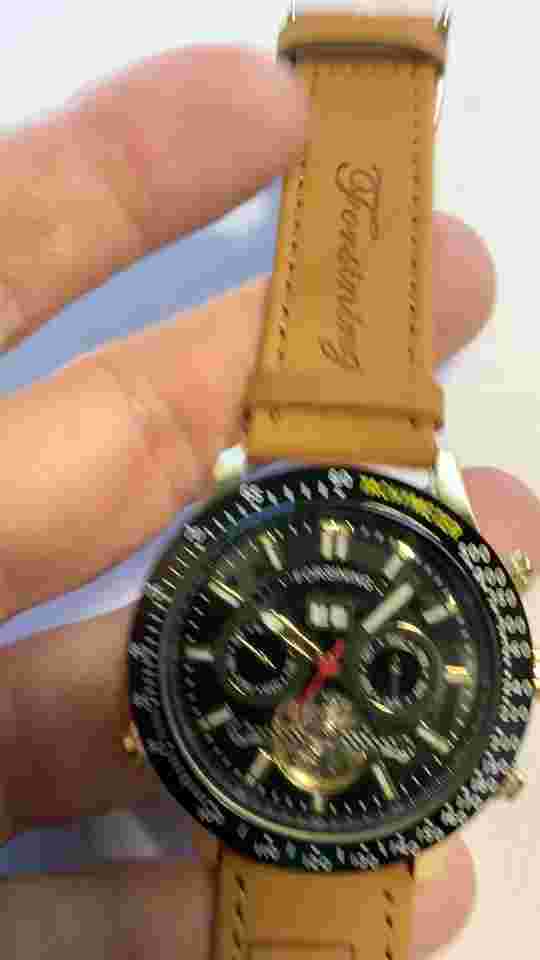 Big Tourbillion Self Winding Sport Watch. Day Month Date Waterproof Mens Watch