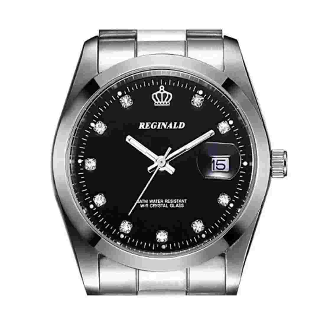 Ladies Womans Reginald Watch Silver Black Smart Watches Present Women