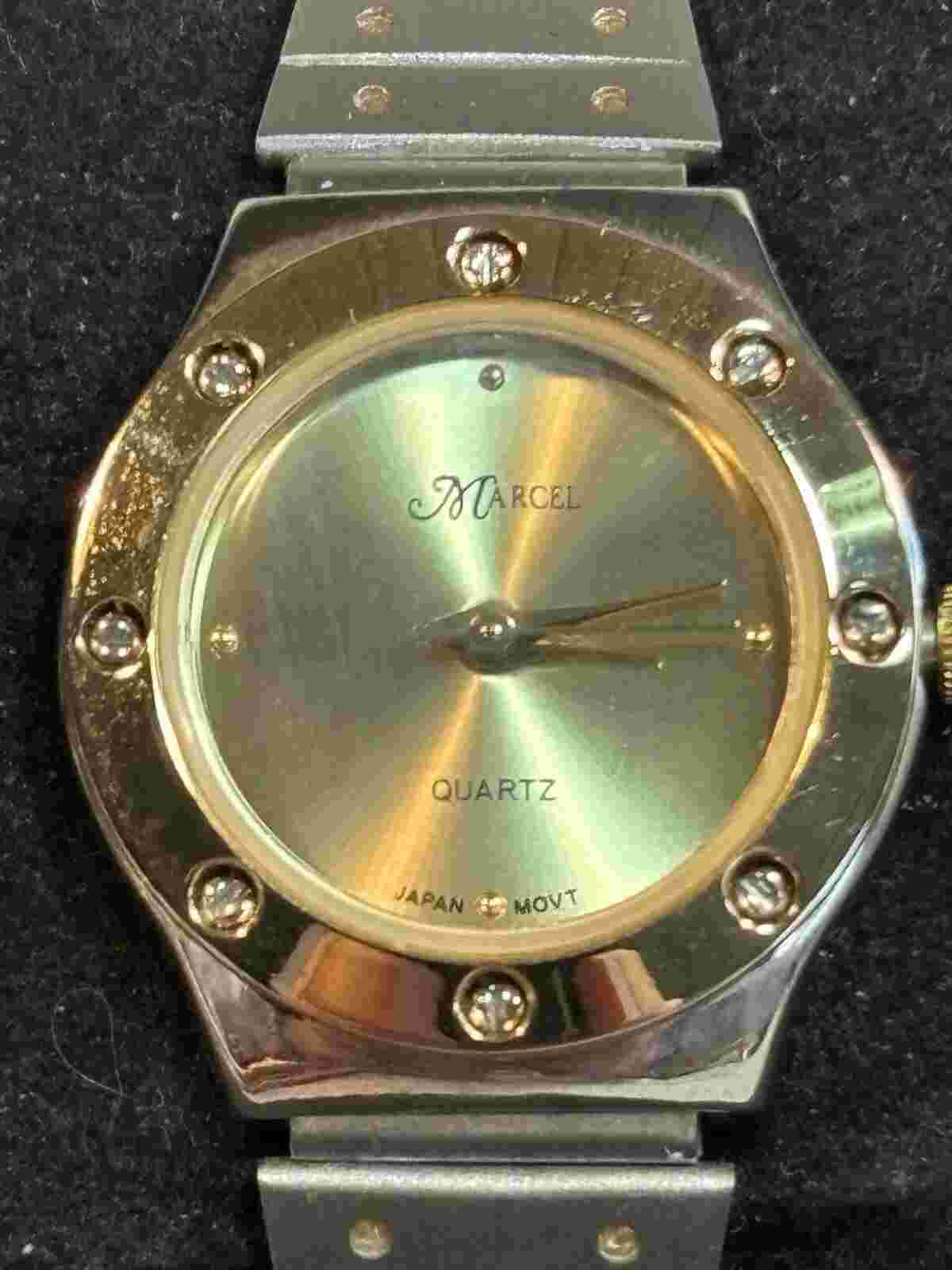Marcel Quartz Two-Toned Women's Watch New Battery 20-854