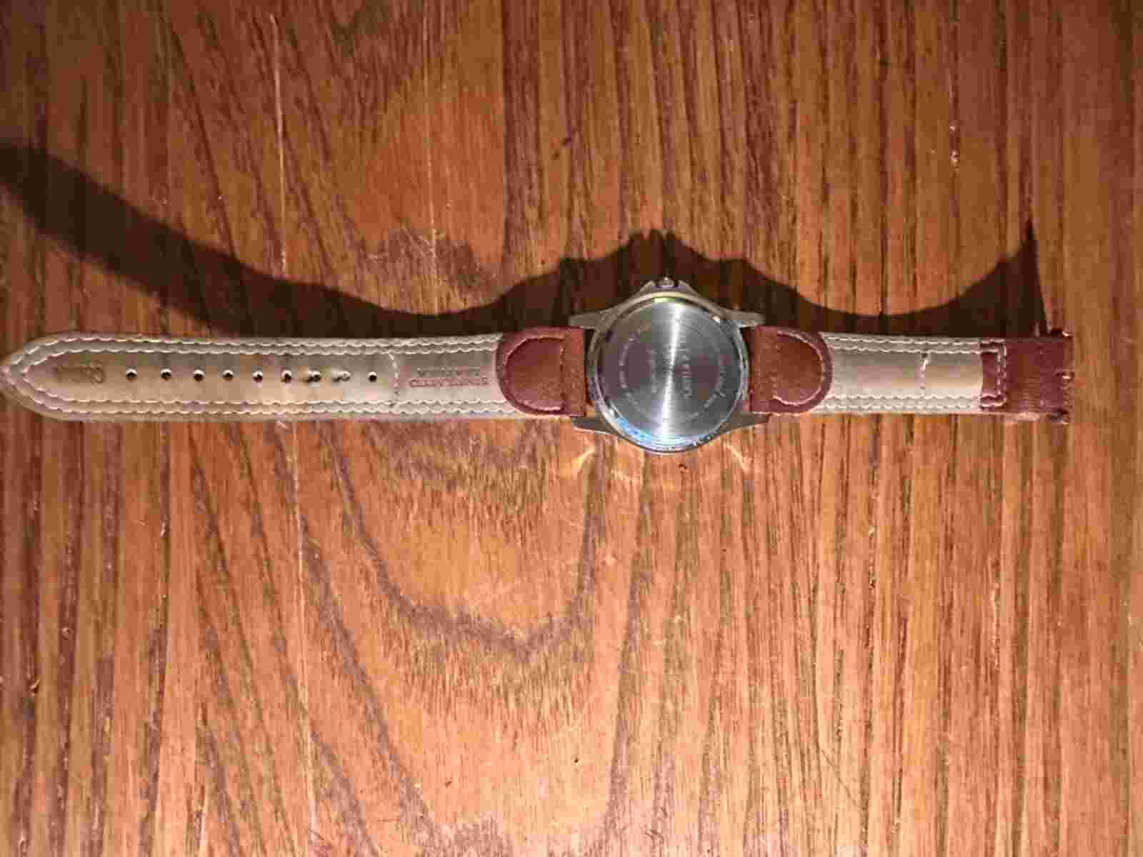 Puritan 24 hour military style Lollipop Watch Luminous indices and hands WR 100