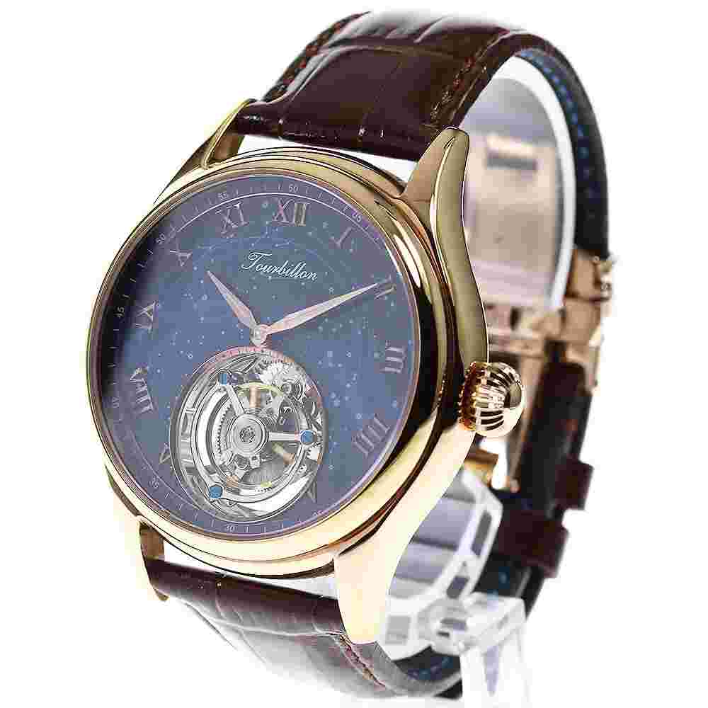 GUANQIN Tourbillon Skeleton watch men TO141671