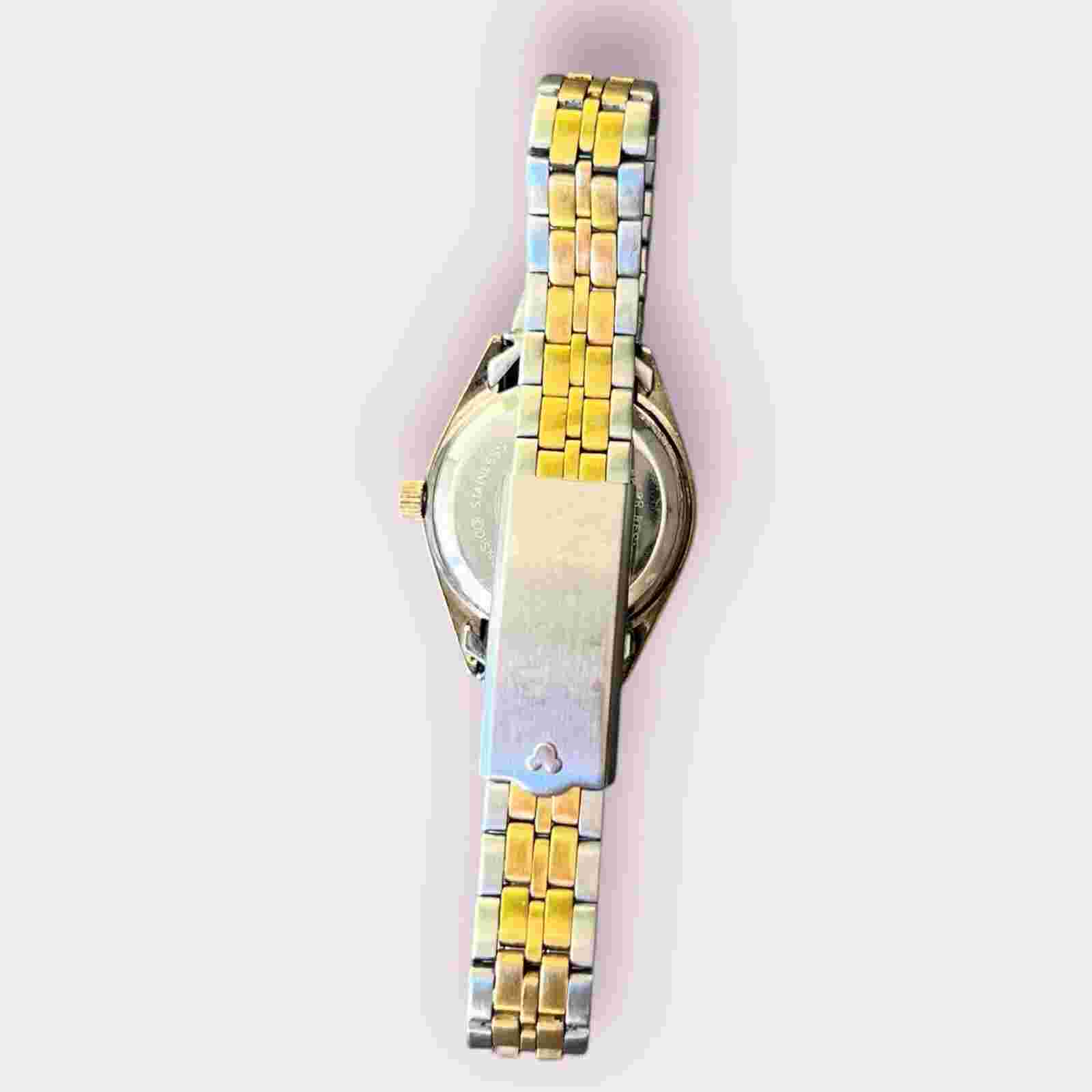 Vintage Disney Time Works Mickey Mouse Women's Working watch Quartz Silver Gold