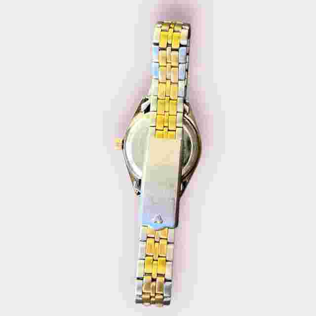 Vintage Disney Time Works Mickey Mouse Women's Working watch Quartz Silver Gold