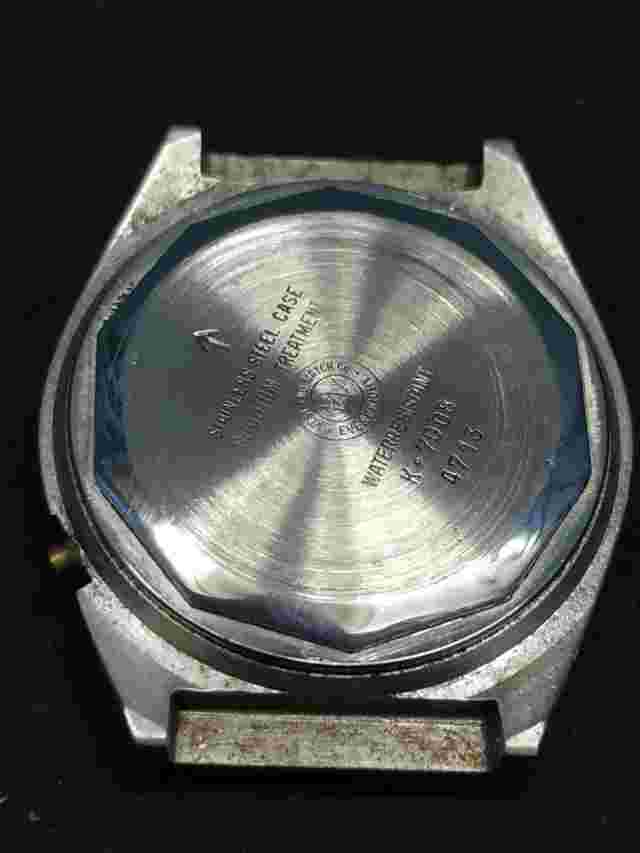 WESTERN AUTOMATIC CASE CAL NO.AR-2836 DAY/DATE ON-3 CROWN AT-4 O'CLOCK B-296