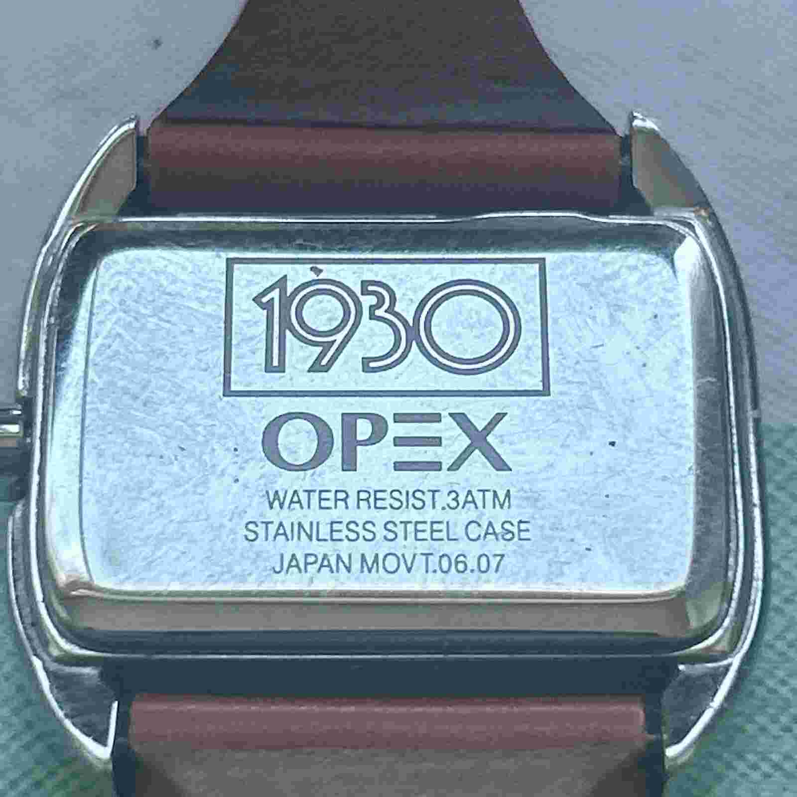 Opex Silver Tone Orange Band Women’s Watch