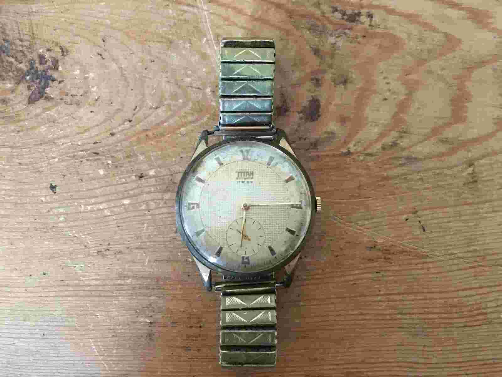 Used - Vintage Watch TITAN Manual Watch - For Collectors