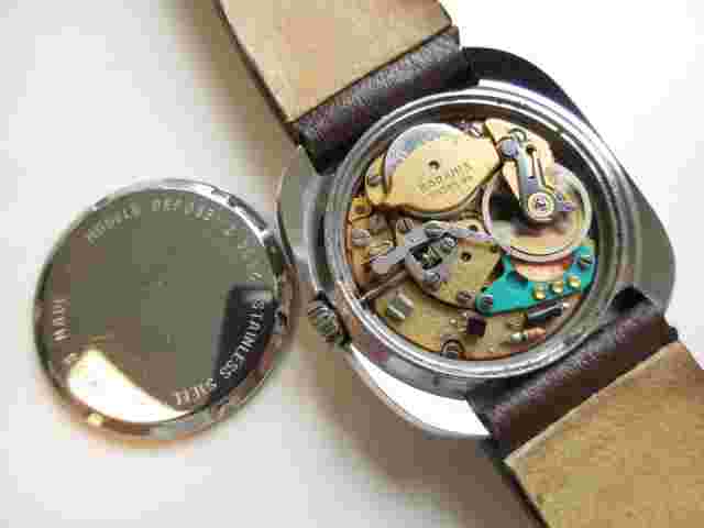 Rodania electronic ESA cal. 9154 Swiss all stainless steel men's watch