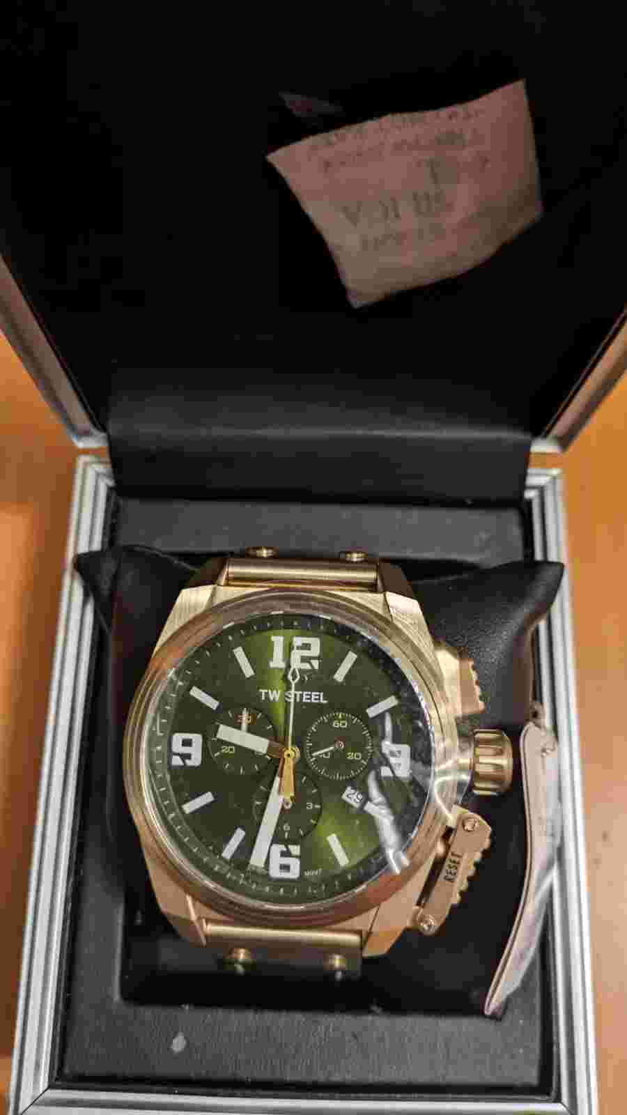 TW Steel TW1015 Canteen Watch - Oive Green