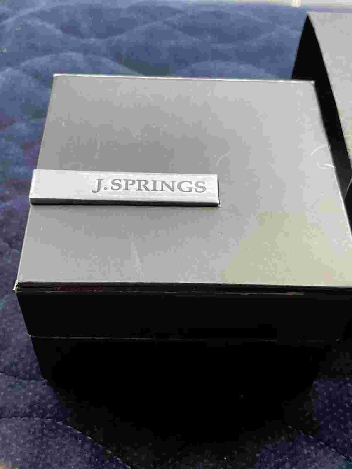 J. SPRINGS CHRONOGRAPH 10ATM BFG003 WATCH NIB