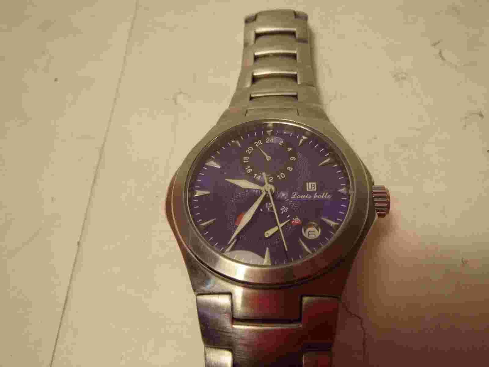 Louis Bolle Automatic Watch 4326-2126 Stainless Blue