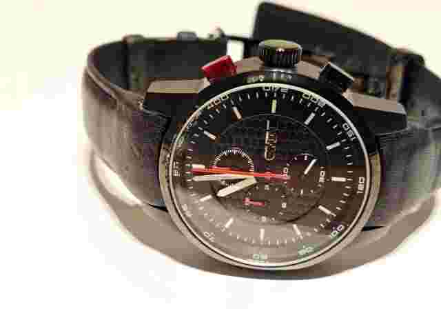 GERMANY MEN ADVERTISING OF CAR"VOLKSWAGEN" GTI QUARTZ CHRONOGRAPH WATCH"MADISON"