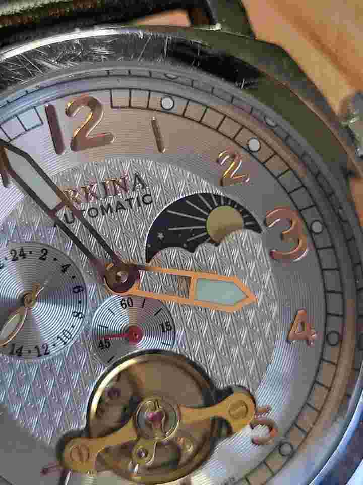 Orkina Automatic Watch With Exibition Back