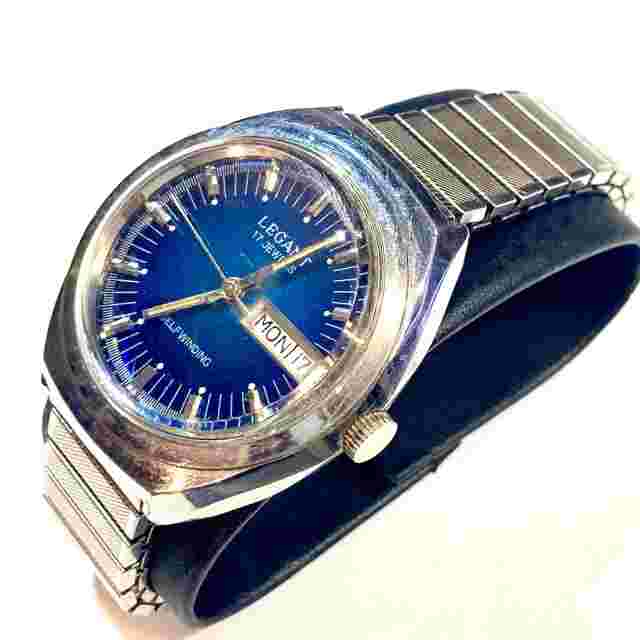 #M5 Legant 17 Jewels Self Winding Day Date Vintage Men’s Watch! 36mm