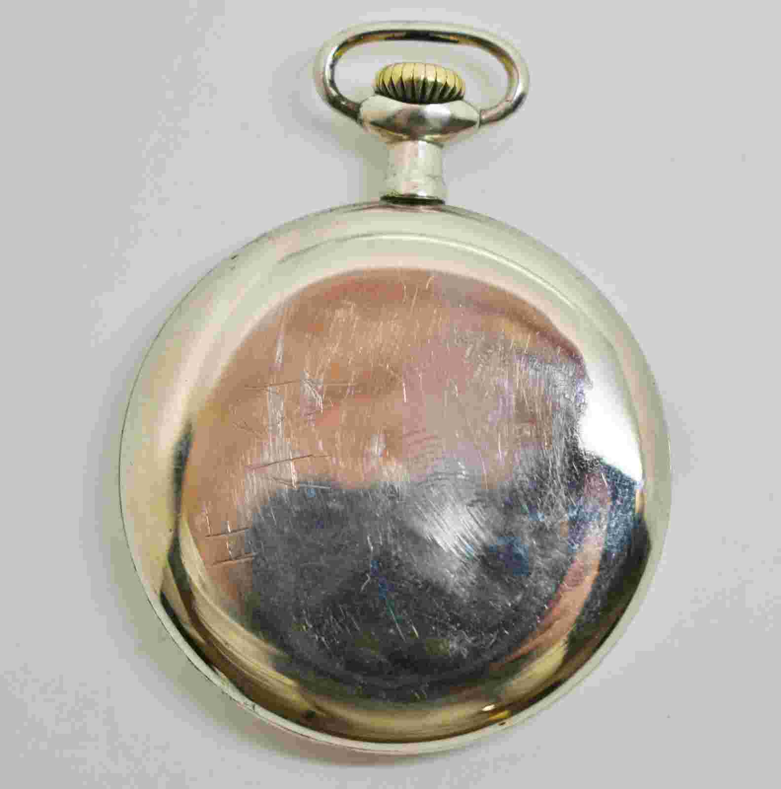 1920 Sandos Henry 7 Jewel Open Face Pocket Watch #WATCH303